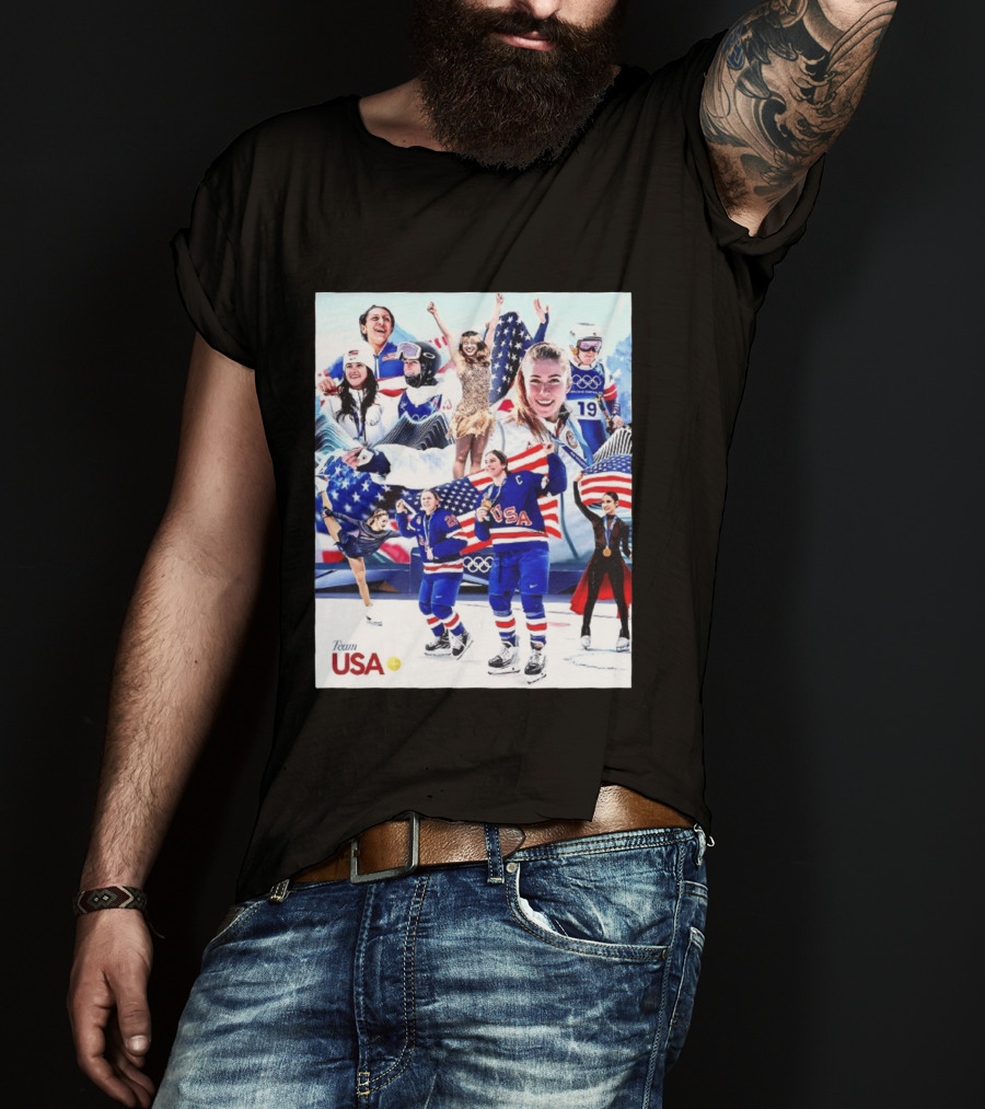 Team USA Dominated Winter Olympics Triumph T-Shirt