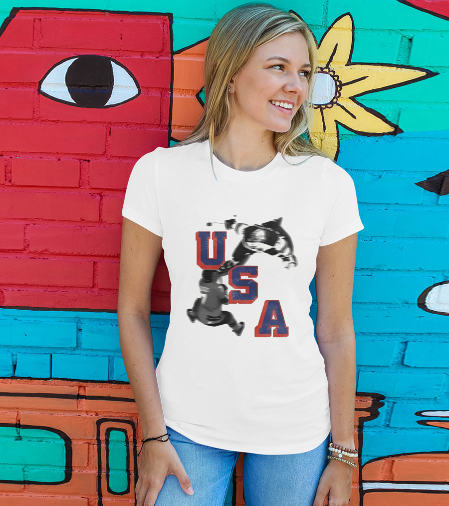 USA Hockey Gold Celebration With Secretary Of Defense Olympic 2026 T-Shirt