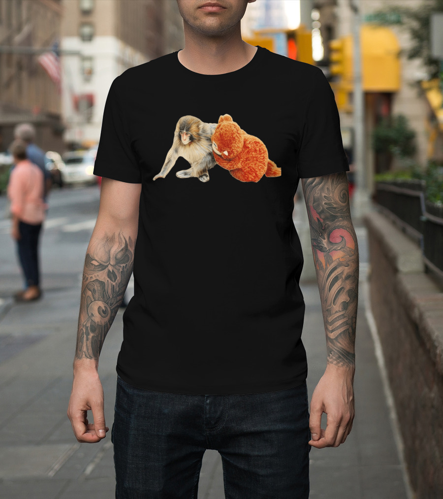 Lonely Punch Baby Monkey Duo T-Shirt