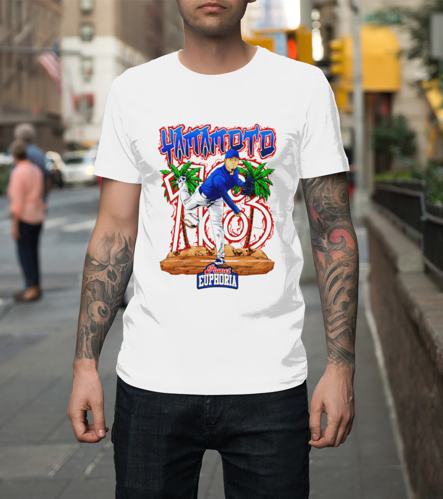Yamamoto 103 Euphoria Hand Drawn Dodgers T-Shirt