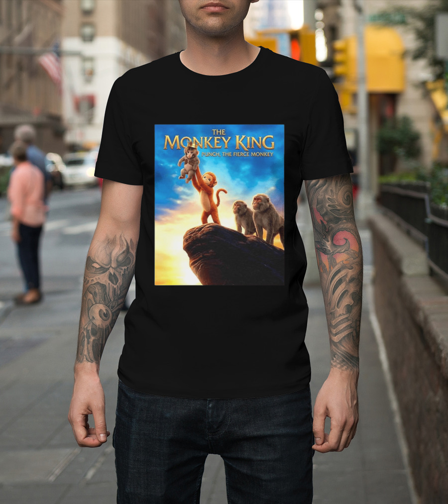 The Monkey King Punch The Fierce Monkey Epic Adventure T-Shirt
