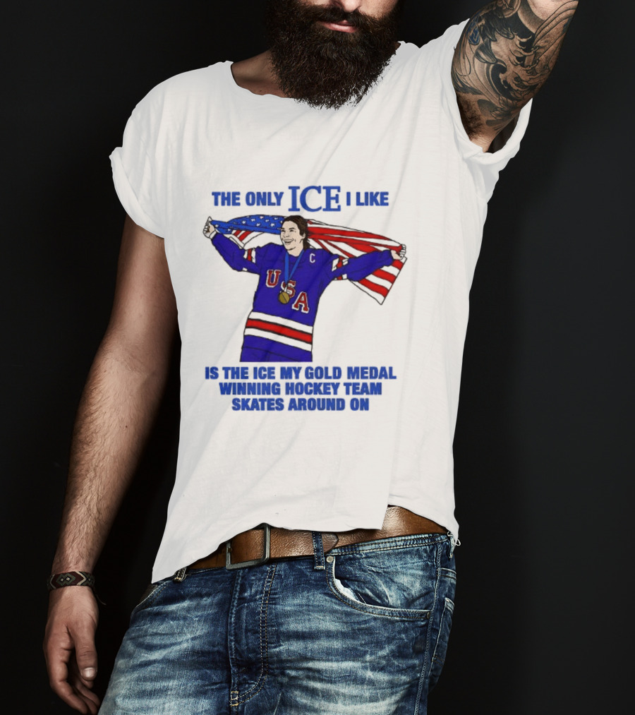 Hilary Knight USA Hockey Gold Medal Winner The Only Ice I Like T-Shirt