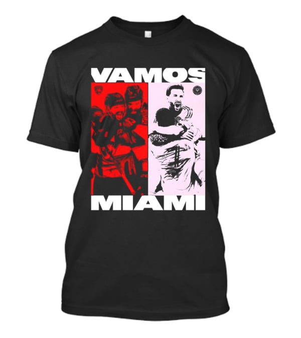 Vamos Miami Soccer Team Celebration Iconic Moments T-Shirt