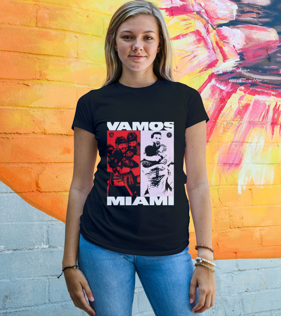 Vamos Miami Soccer Team Celebration Iconic Moments T-Shirt