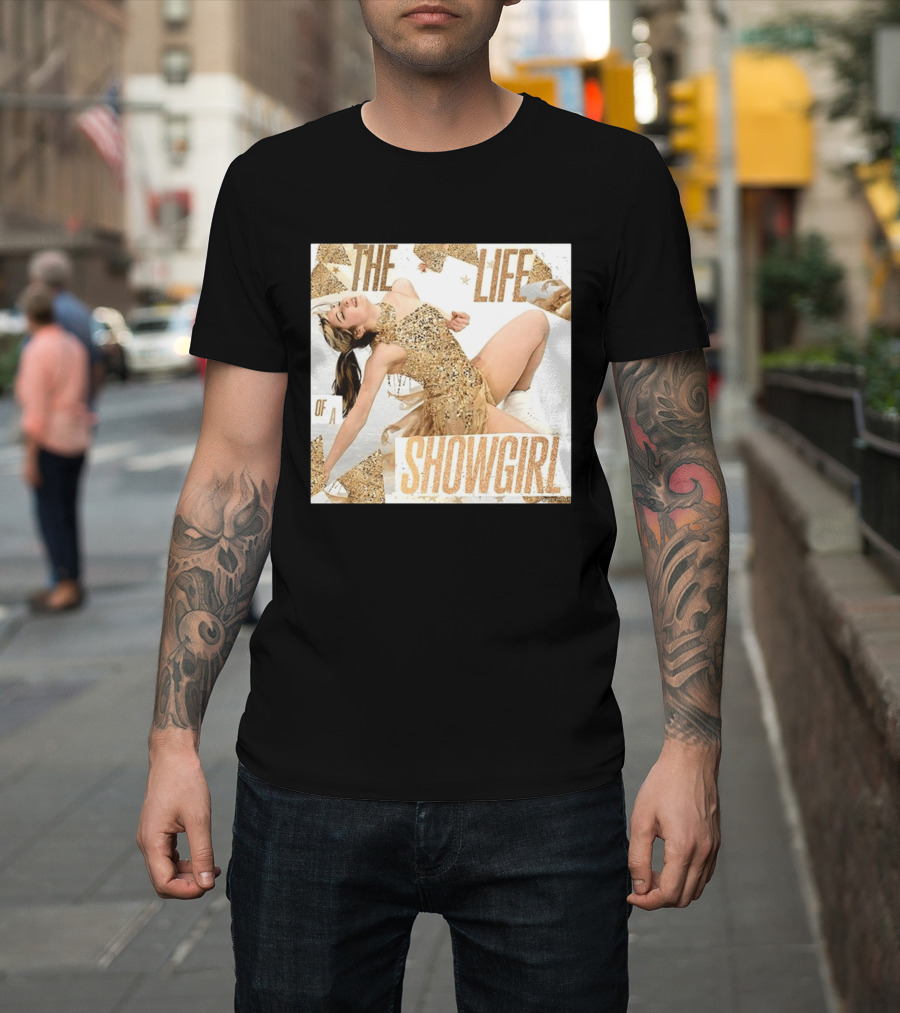 The Life Of A Showgirl Alysa Liu Glamorous Gold Costume Performance T-Shirt