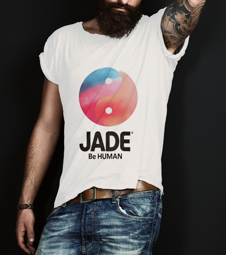 Jade Be Human Yin Yang T-Shirt