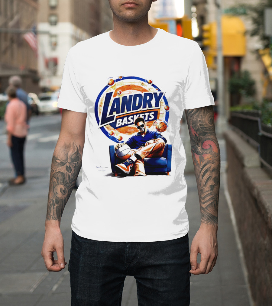 Landry Baskets Basketball Surreal Pop T-Shirt