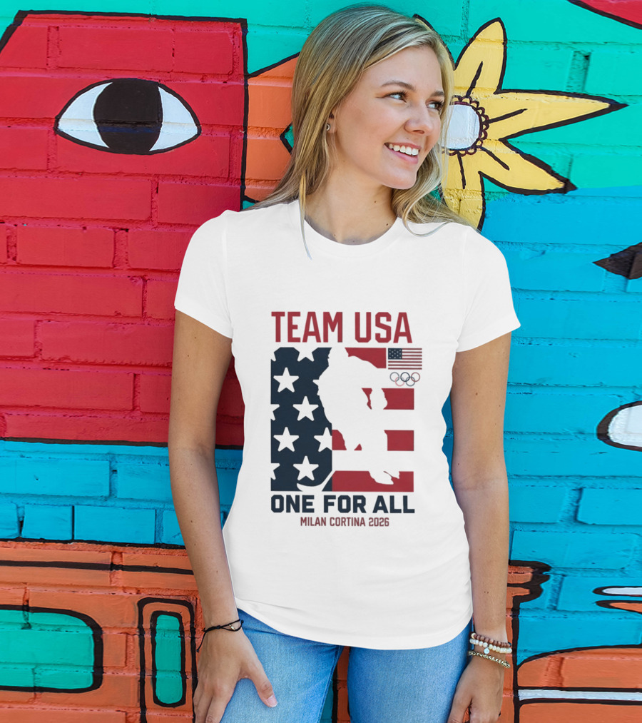 Team USA One For All Milan Cortina 2026 Winter Olympics T-Shirt