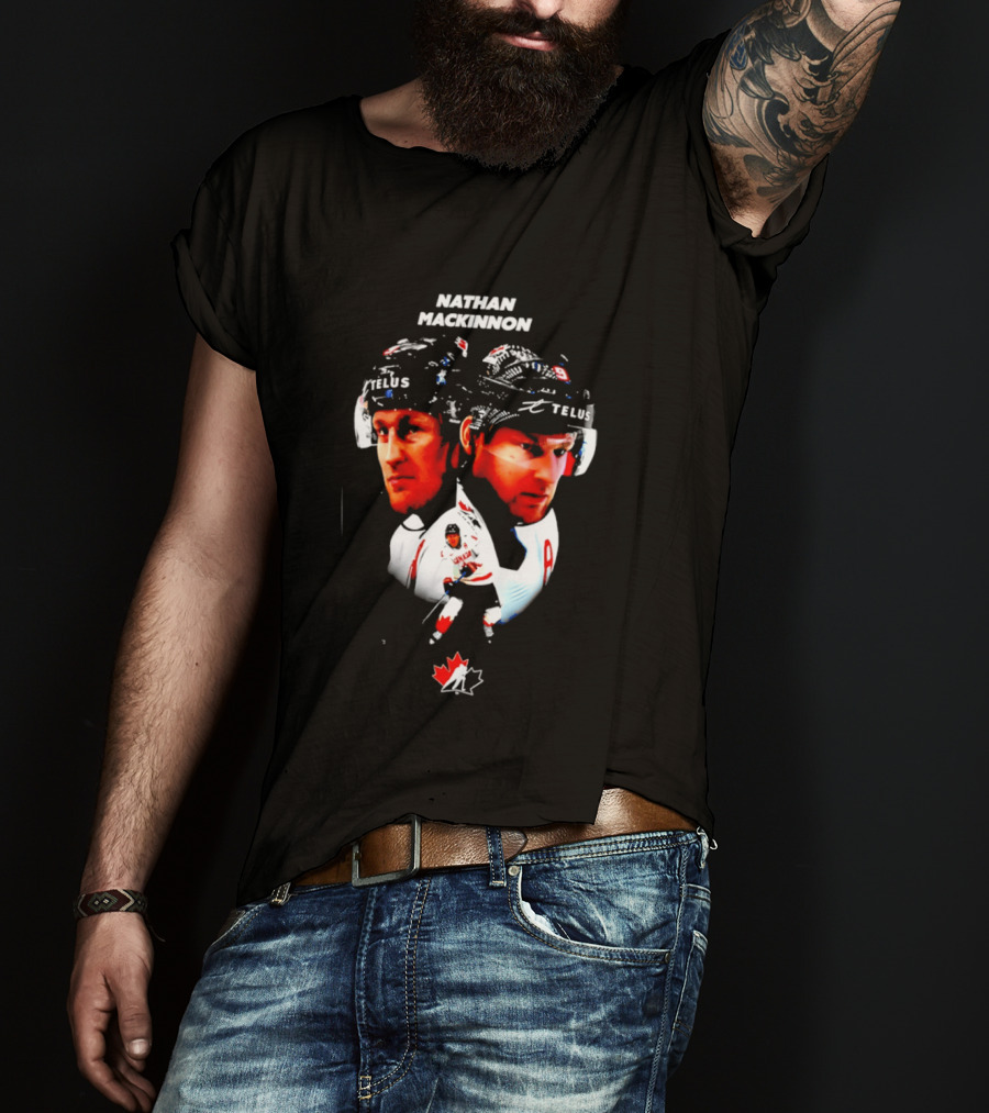 Nathan MacKinnon Canada Hockey Telus Team Maple Leaf T-Shirt