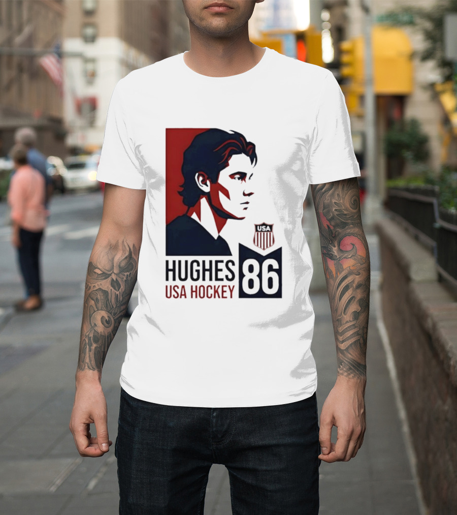 Hughes USA Hockey 86 Winter Olympic Team 2026 T-Shirt