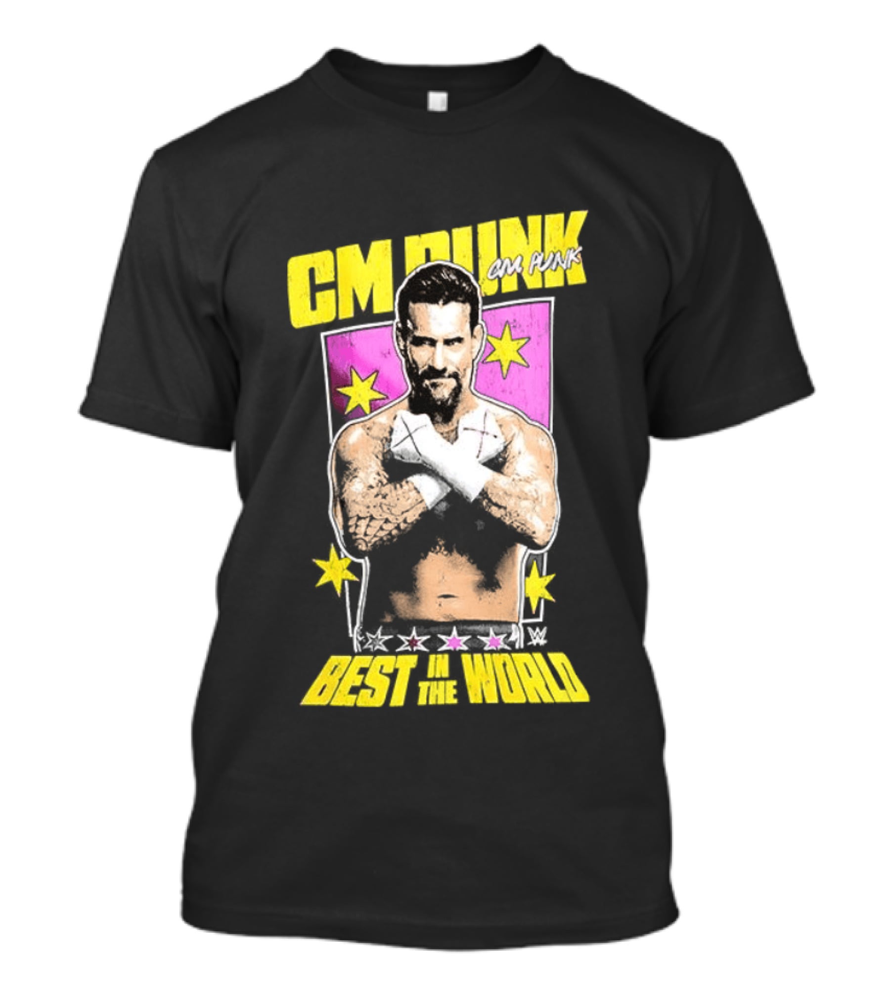 CM Punk Best In The World 2026 Stars And Pose T-Shirt