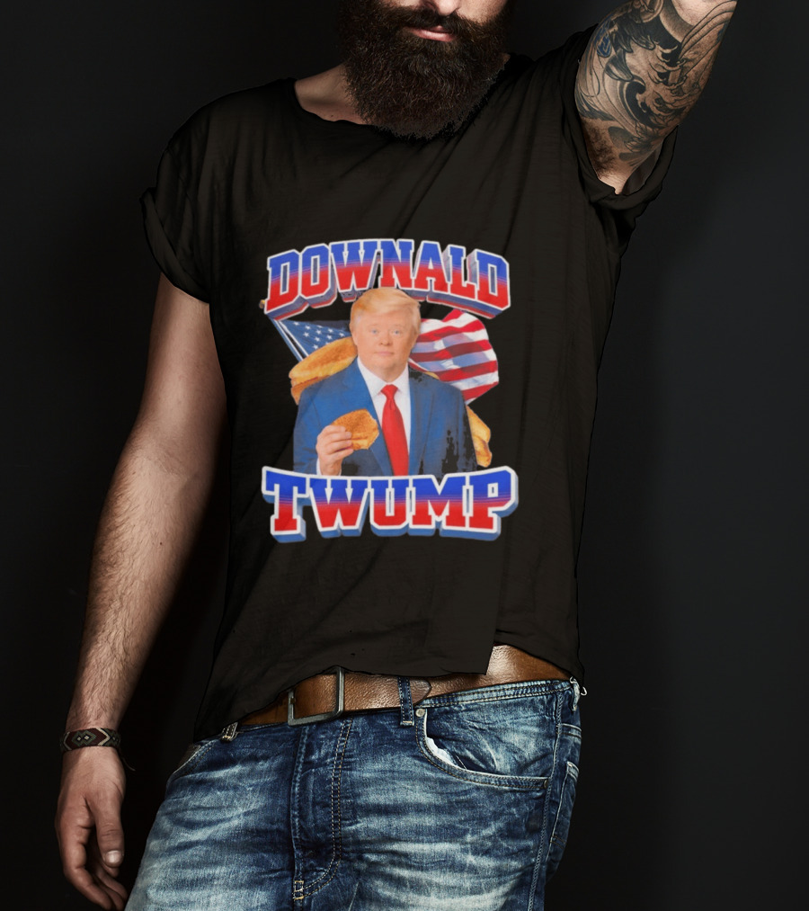 Downald Twump American Flag Toast Staple T-Shirt