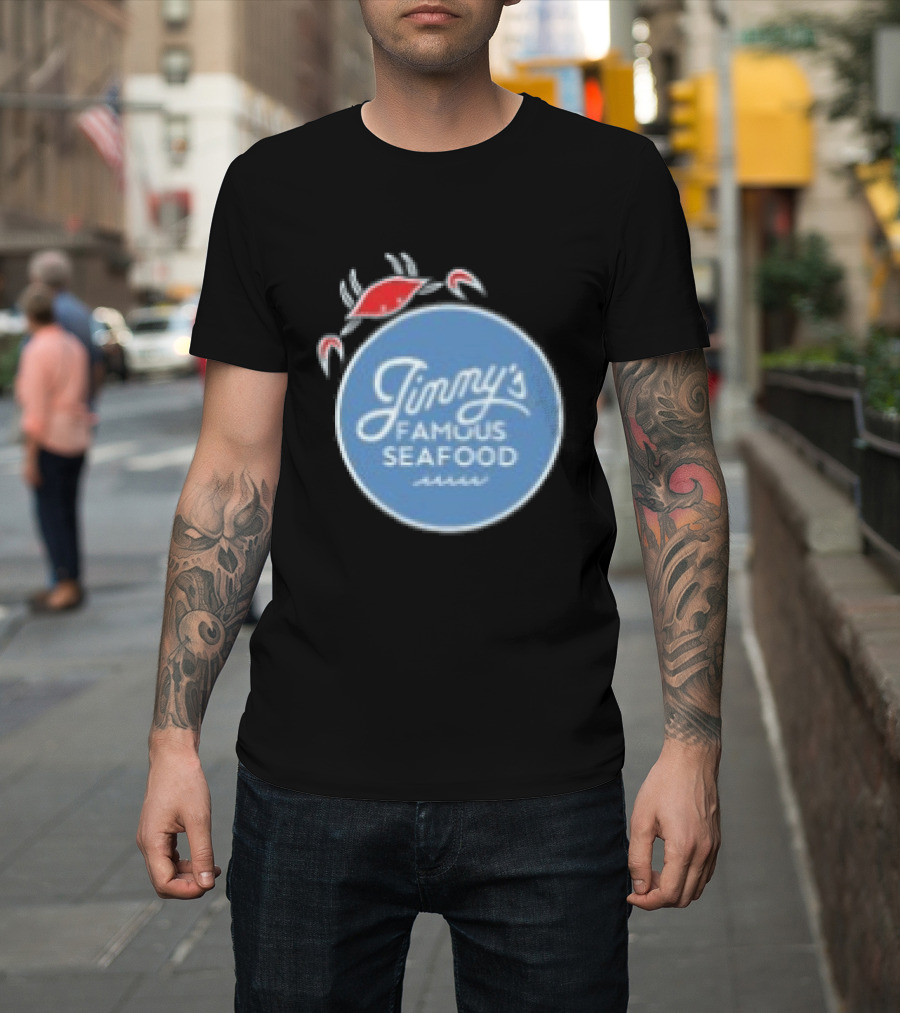 Jimmy's Famous Seafood Go Fuck Yourself Red Crab Circular Motif T-Shirt