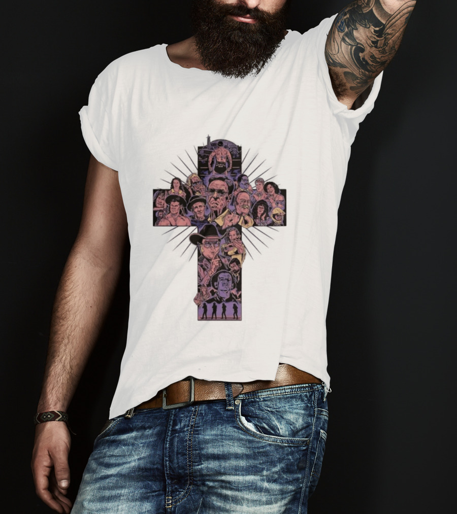 Righteous Gemstones Season 4 Cast Cross Shape T-Shirt