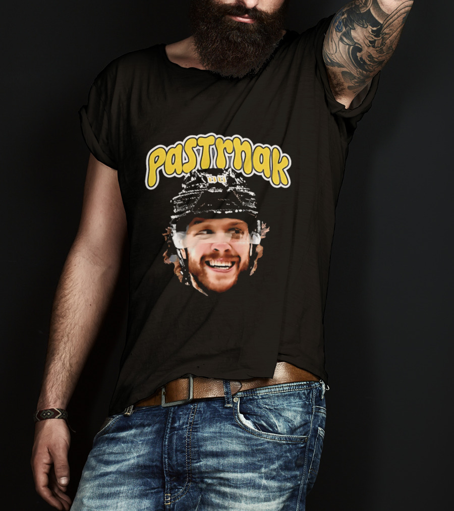 David Pastrnak Boston Bruins Big Head PASTRNAK T-Shirt