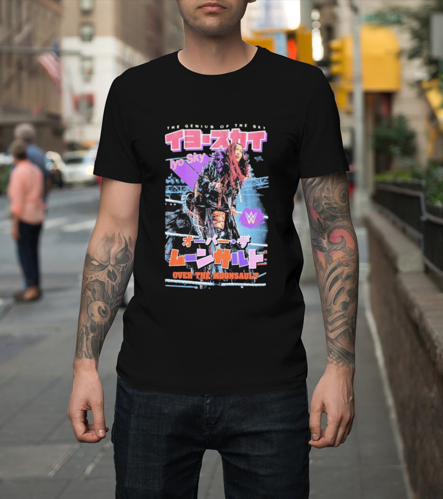The Genius Of The Sky Iyo Sky Over The Moonsault WWE T-Shirt