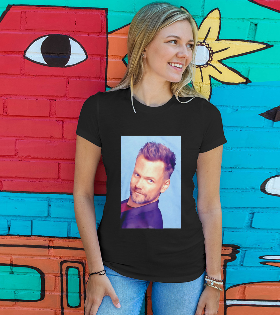 Joel McHale Blue T-Shirt