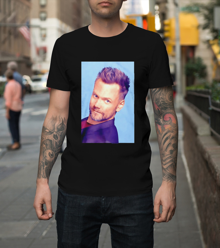 Joel McHale Blue T-Shirt