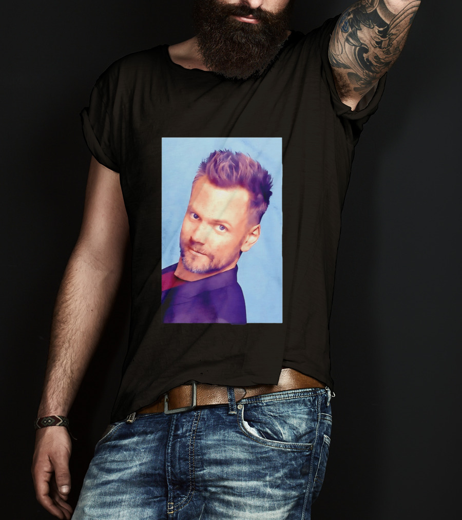 Joel McHale Blue T-Shirt