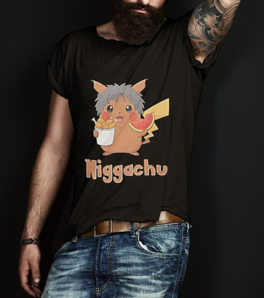 Niggachu Nigga Pikachu T-Shirt