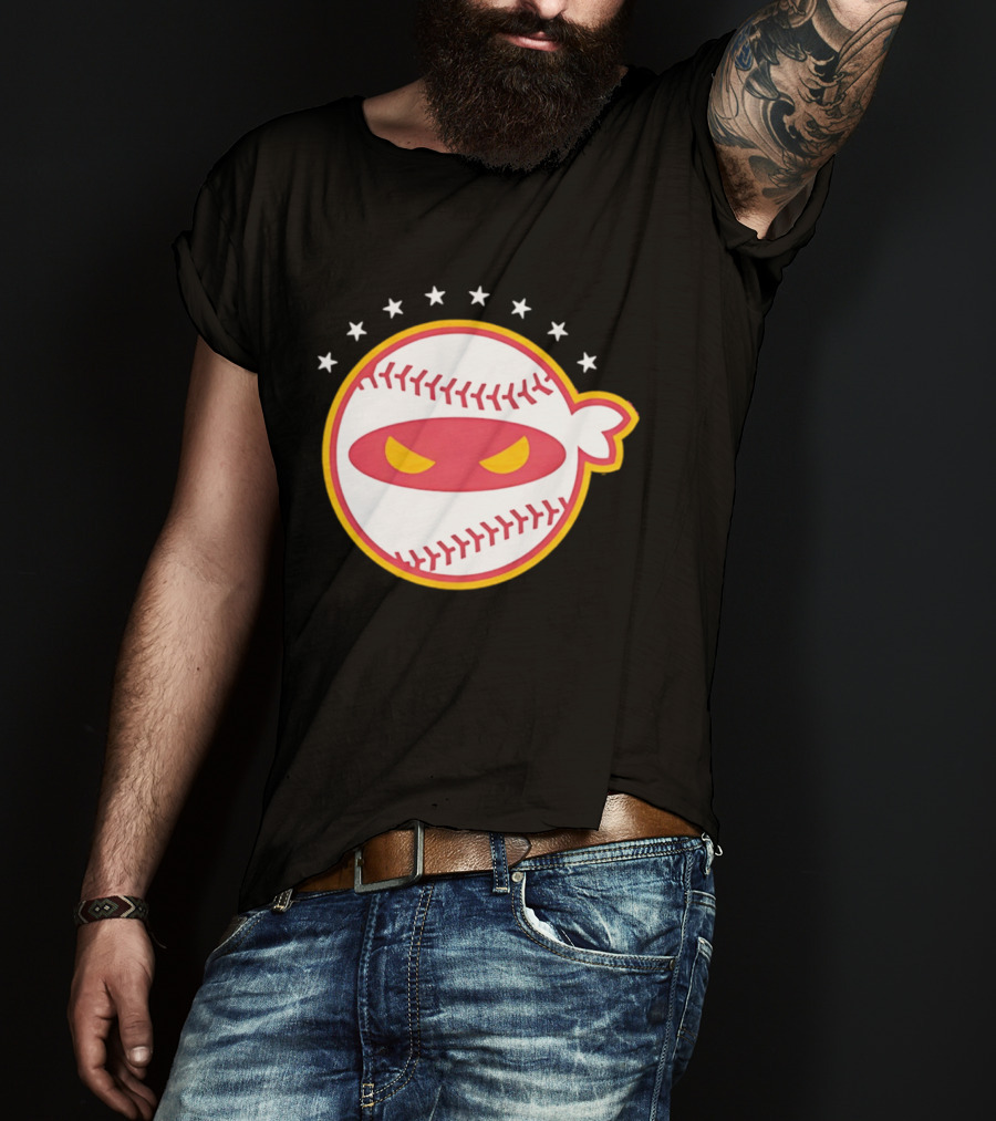 Venezuela Baseball Ninja Stars Pitching Ninja T-Shirt
