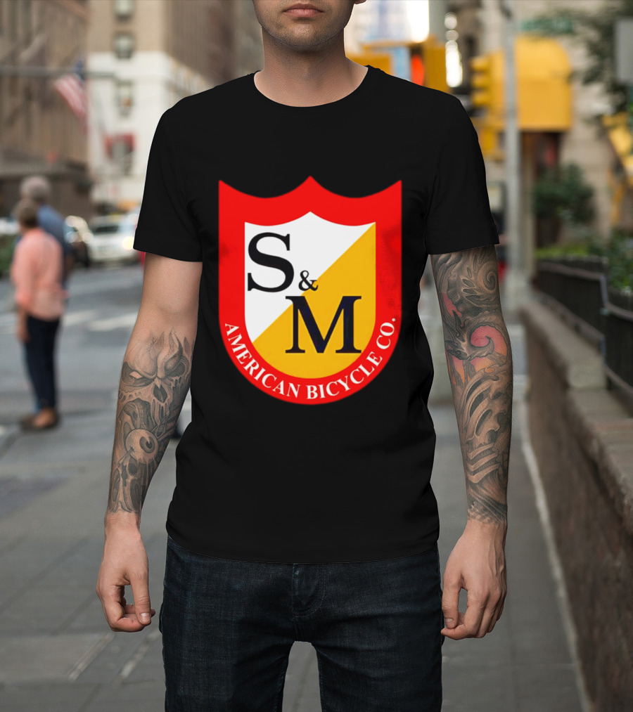 S&M American Bicycle Co Shield T-Shirt