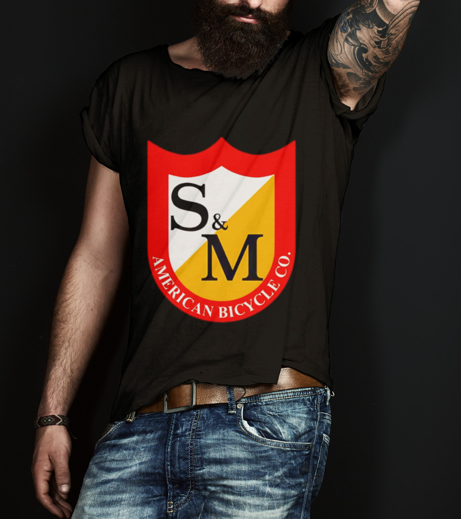 S&M American Bicycle Co Shield T-Shirt