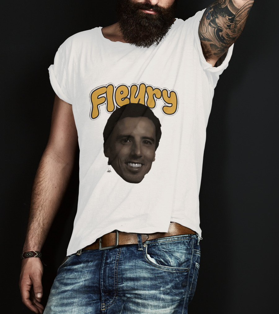 Marc André Fleury Pittsburgh Penguins Big Head Fleury '26 T-Shirt