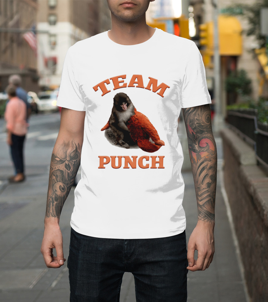 Team Punch Monkey 2026 Collage T-Shirt