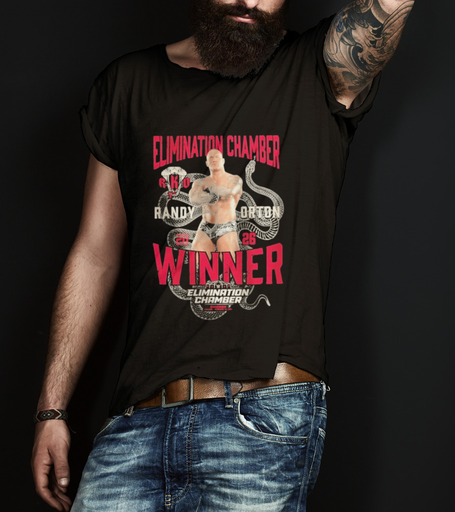 Elimination Chamber 2026 Randy Orton RKO Winner Chicago T-Shirt