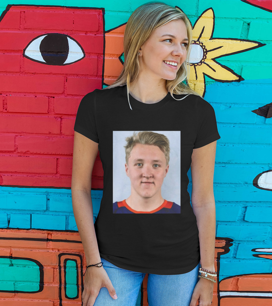 Simon Holmstrom New York Islanders Profile Player T-Shirt