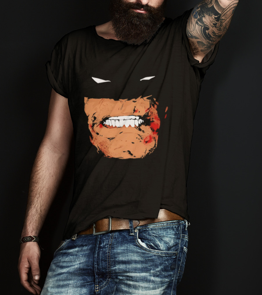 Batman Full Face Fierce Expression T-Shirt