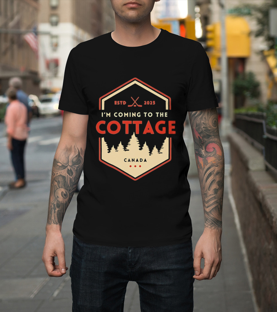 I'm Coming To The Cottage ESTD 2025 Canada Hockey T-Shirt