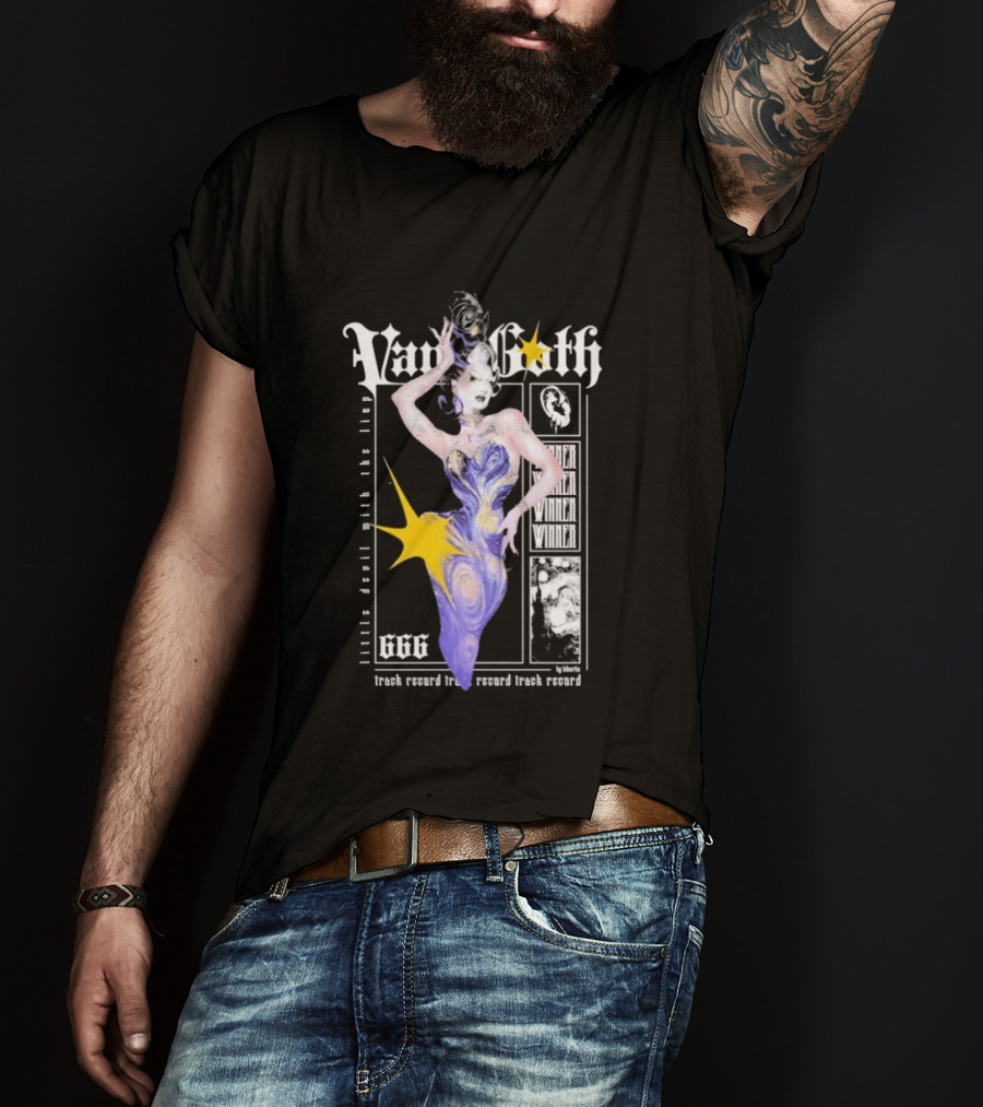 Van Goth Crowned Queen Touch Crown Take The Ring Magic Mão 666 T-Shirt
