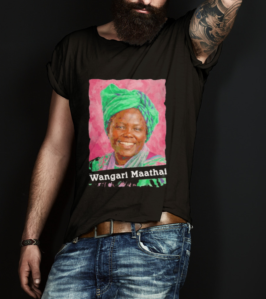 Wangari Maathai Green Turban T-Shirt