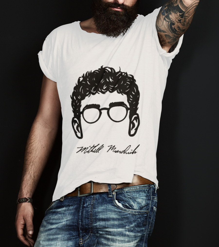 Mitchell Mesenbrink Glasses Hair Silhouette Cael Sanderson T-Shirt
