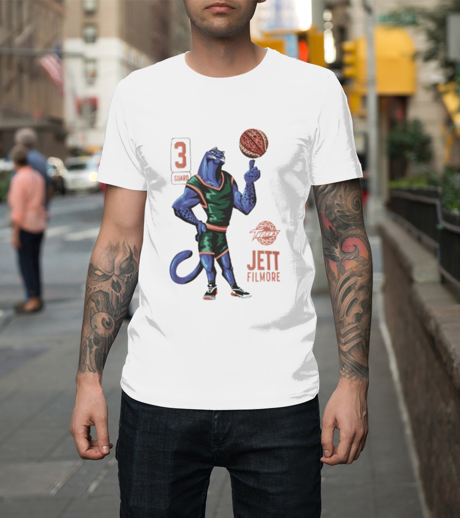 3 Champs Jett Filmore Thundercats Basketball Panther T-Shirt
