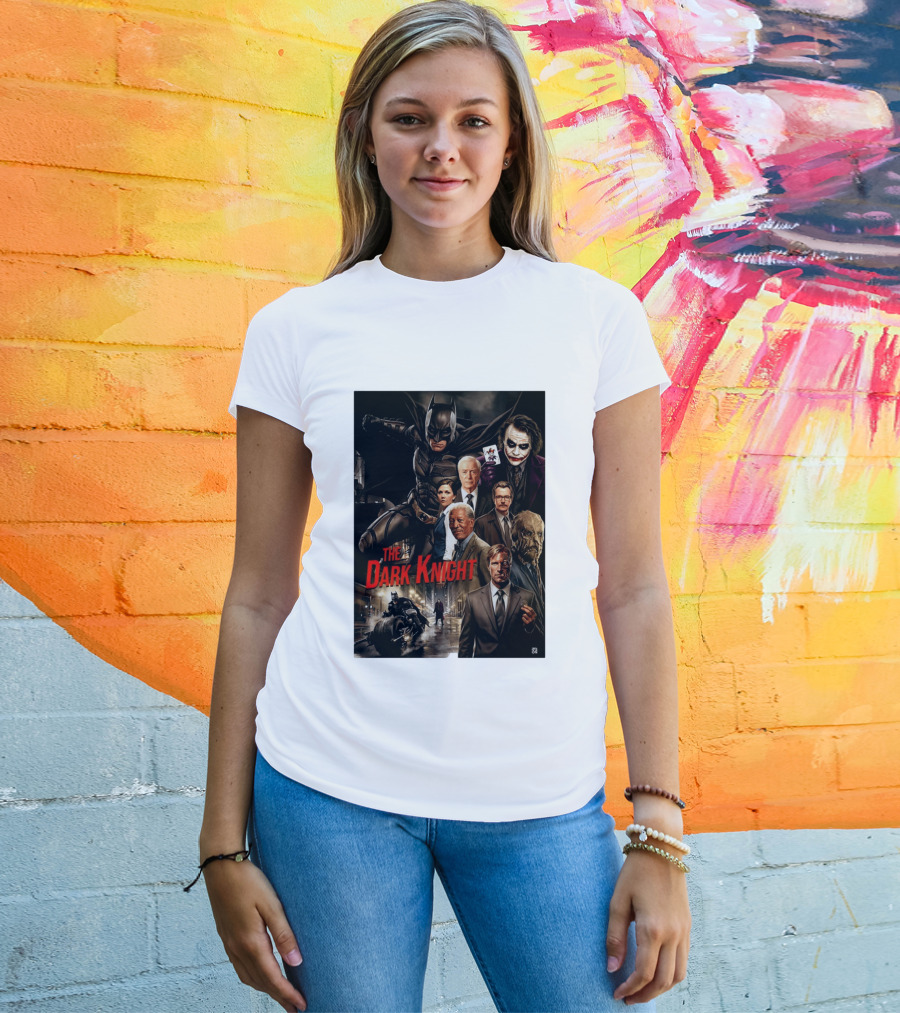The Dark Knight Movie Characters Batman Joker Villains T-Shirt