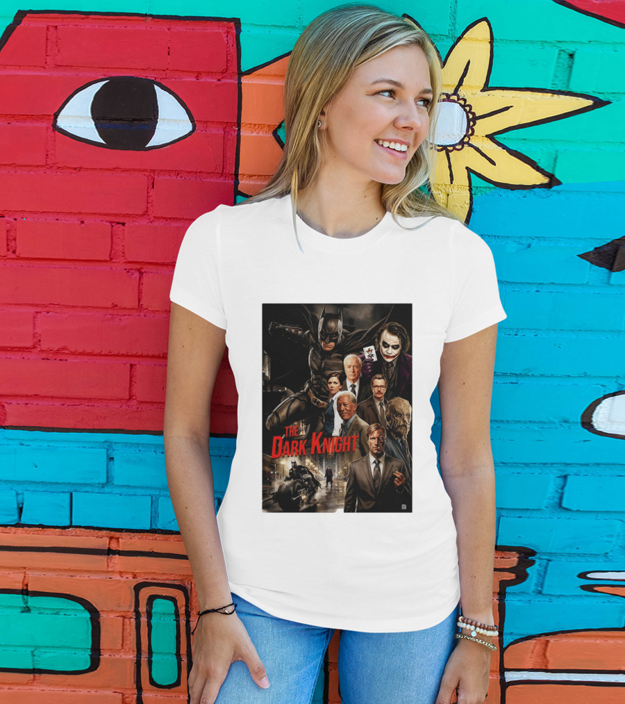 The Dark Knight Movie Characters Batman Joker Villains T-Shirt