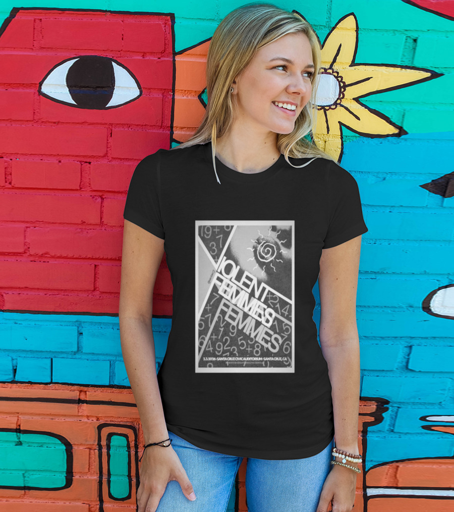 Violent Femmes Santa Cruz Civic Auditorium March 3 2026 T-Shirt