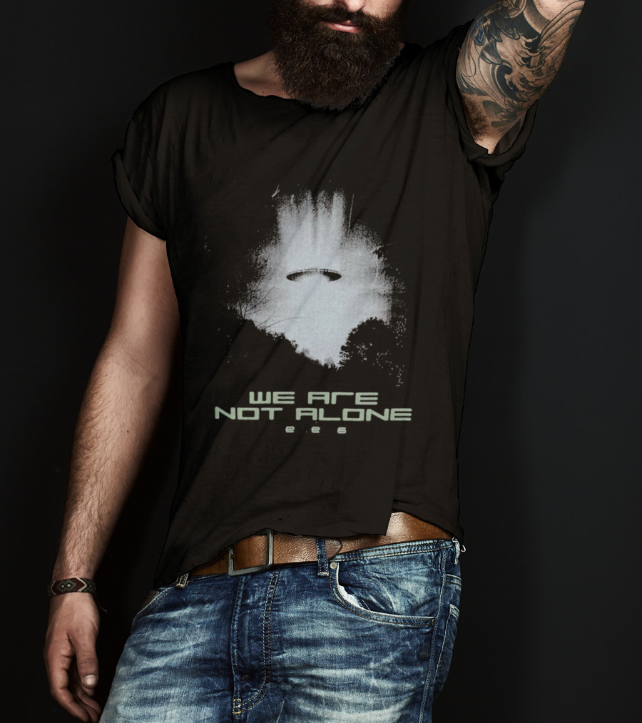 We Are Not Alone Alien Knit 1886 T-Shirt