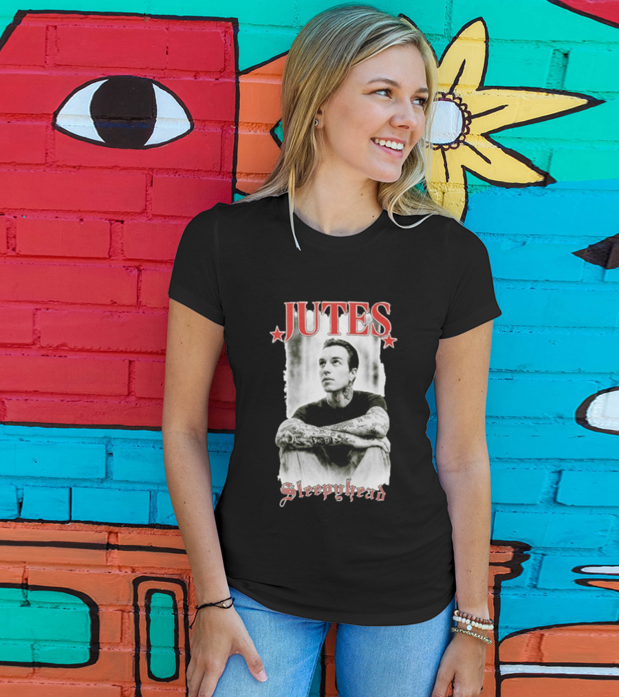 Jutes Sleepyhead Tattooed Star T-Shirt
