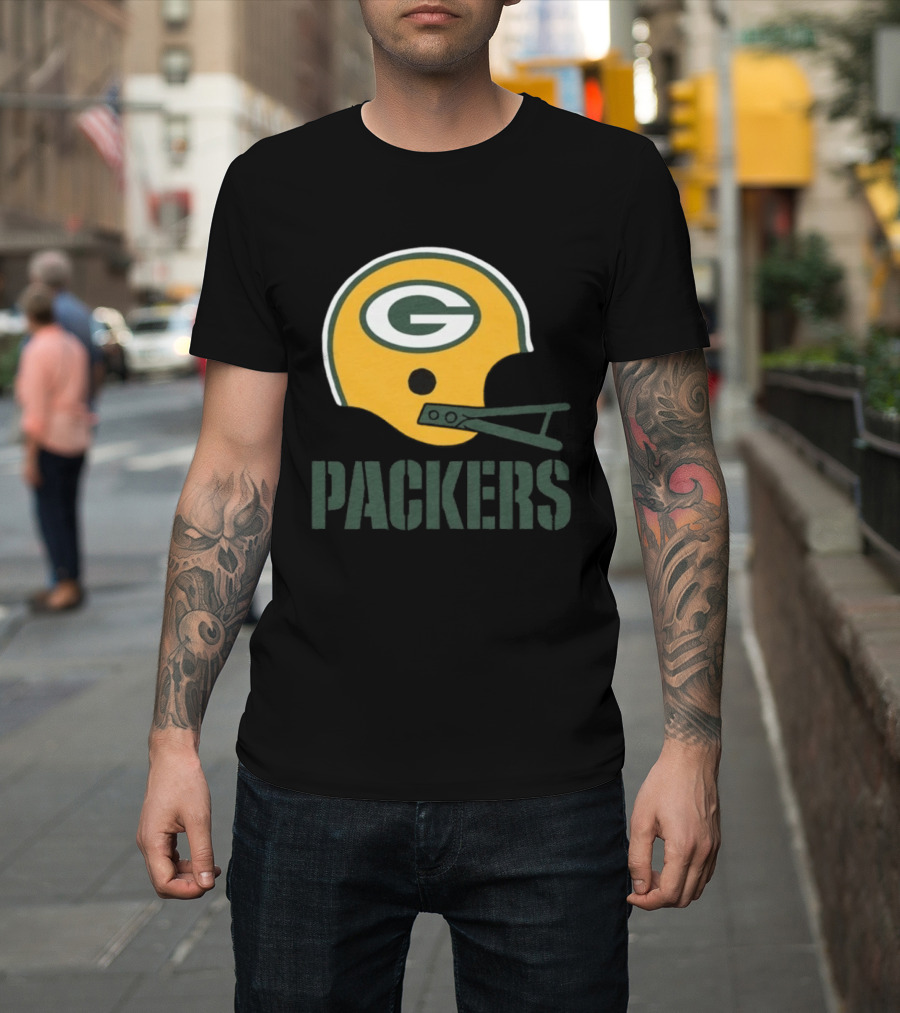 Green Bay Packers Helmet G Icon Packers T-Shirt
