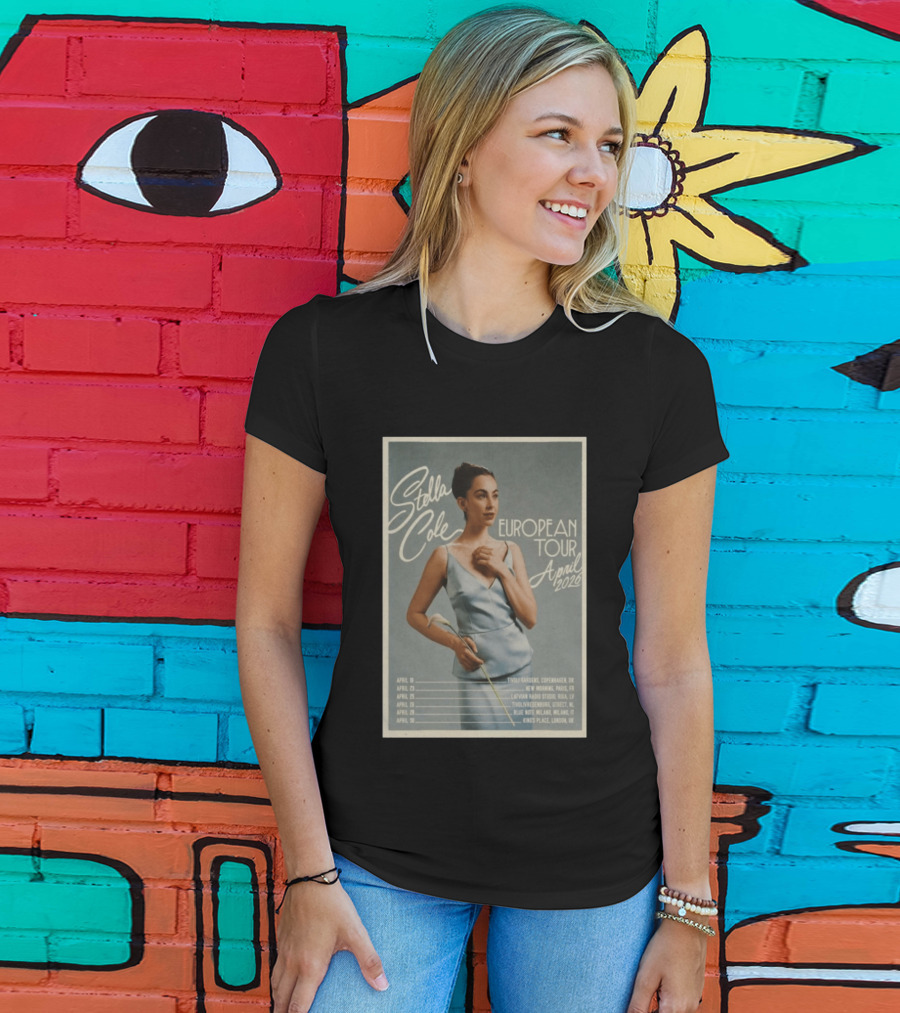 Stella Cole European Tour April 2026 Tivoli Gardens Blue Note Kings Place T-Shirt