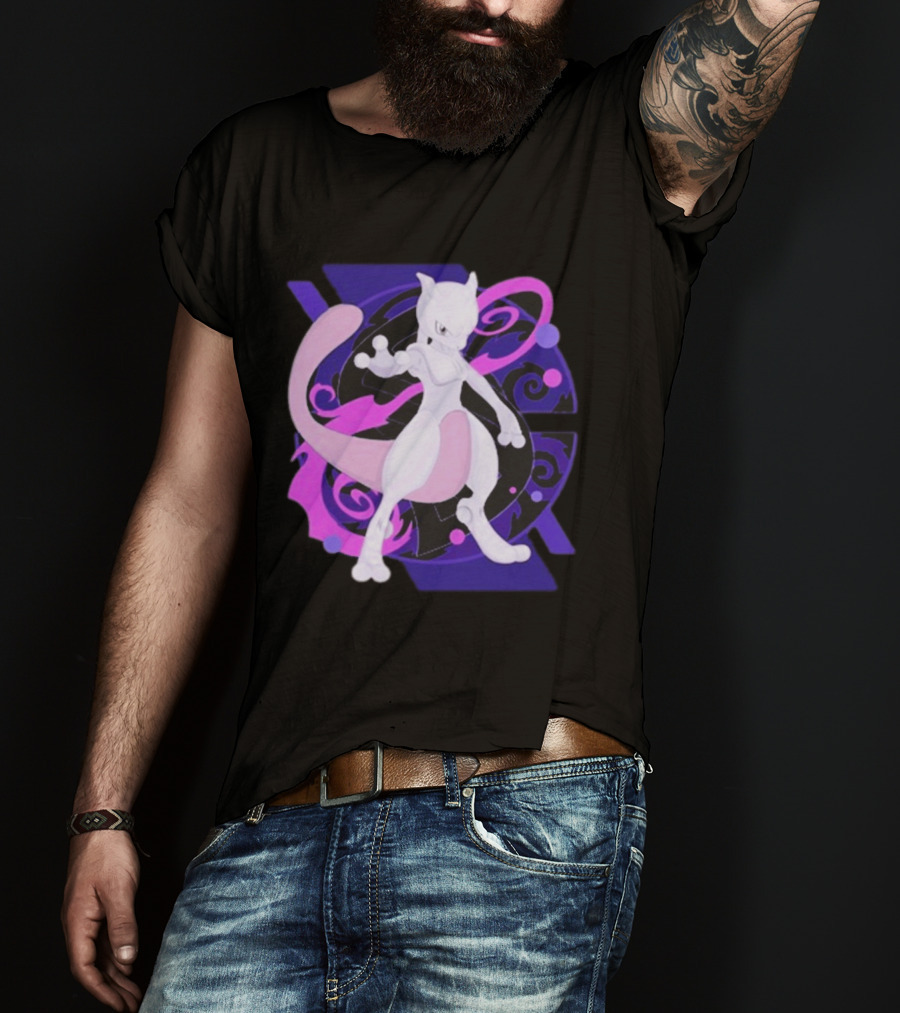 Mewtwo Pokemon Go Fest 2026 Psychedelic T-Shirt