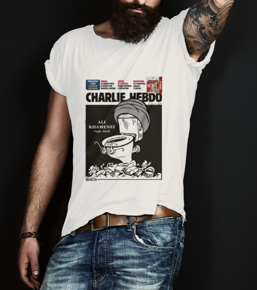 Charlie Hebdo Khamenei Cover Toilet Humour Edition T-Shirt