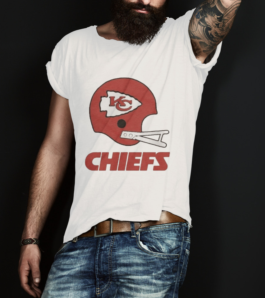 Kansas City Chiefs KC Helmet Logo Chiefs T-Shirt