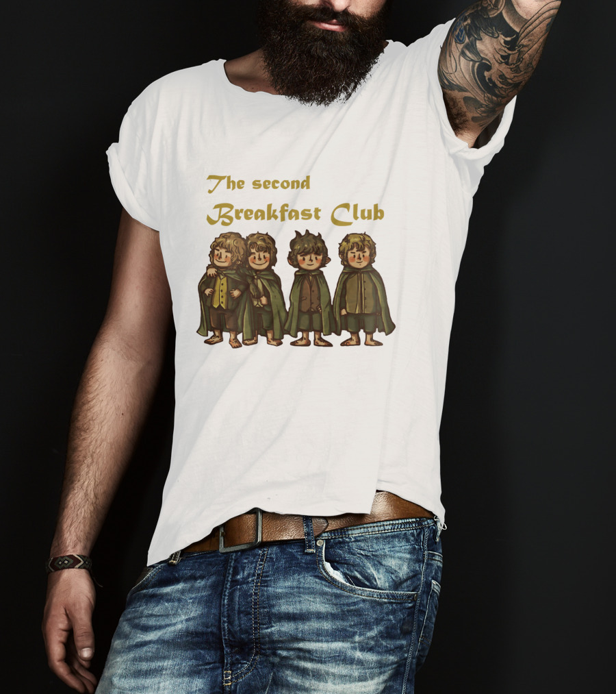 The Second Breakfast Club Hobbits LOTR T-Shirt