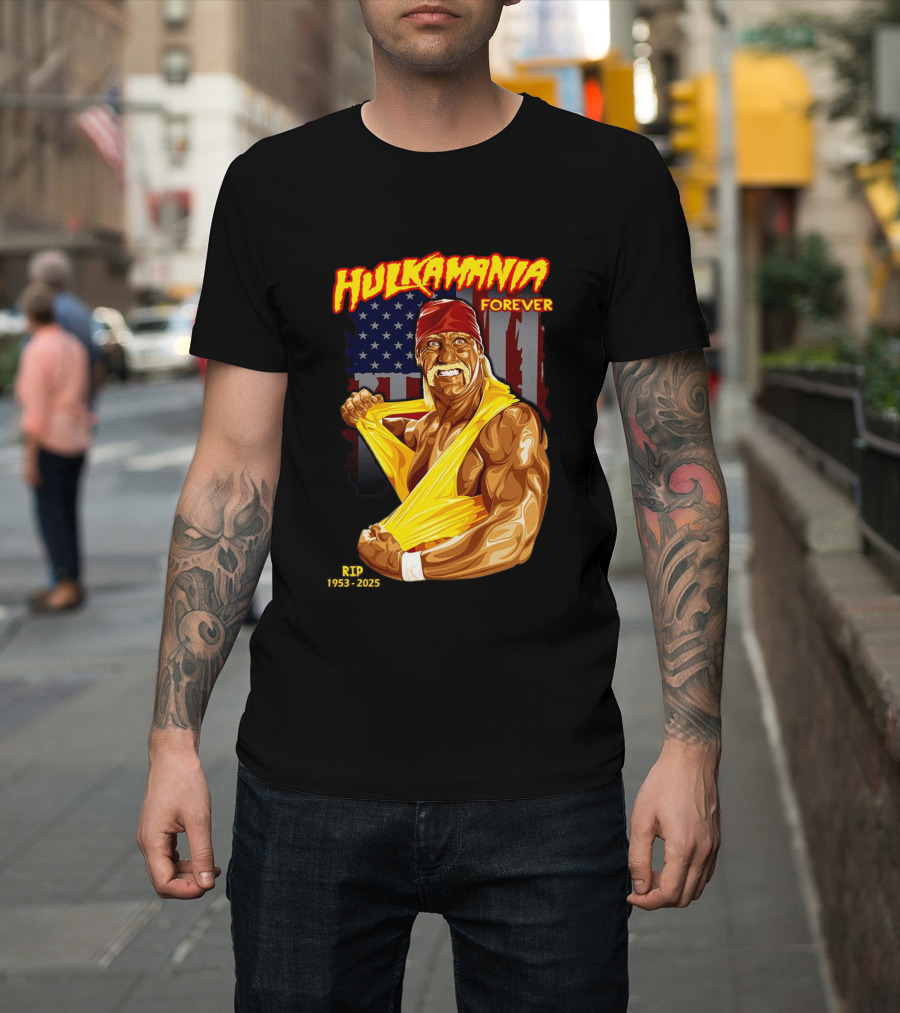 Hulkamania Forever American Icon 1953 2025 T-Shirt