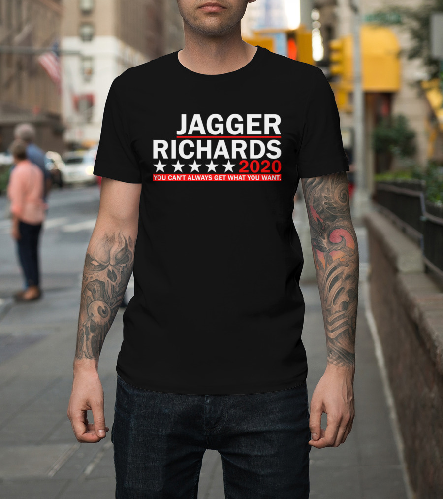Jagger Richards 2020 You Can't Always Get What You Want T-Shirt